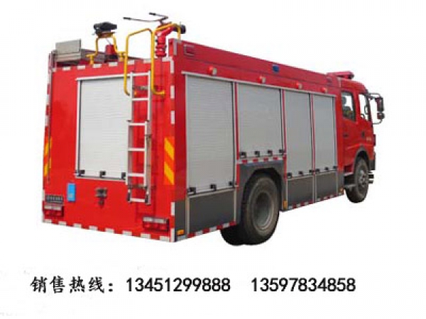 東風(fēng)153水罐（泡沫）消防車載液6噸（國(guó)五）